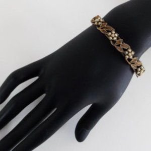 Bracelet, gold tone, Vintage, Victorian Revival